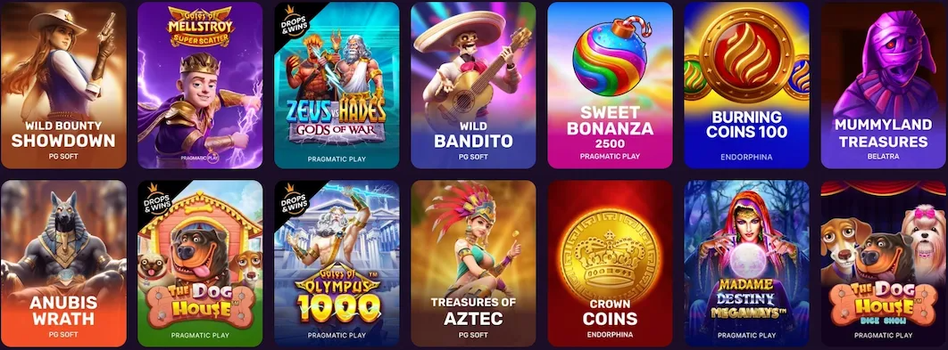 Jeux de casino Mellstroy Casino